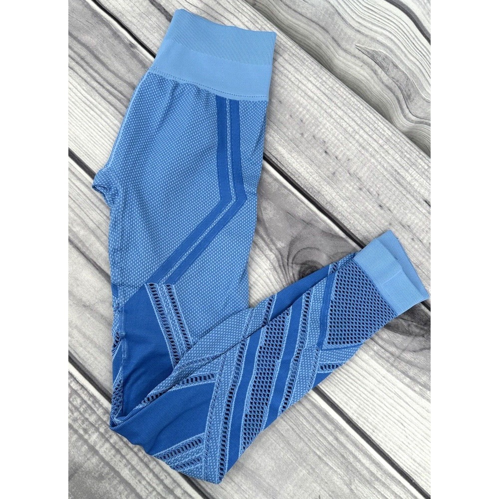 SOULCYLE BY NUX QUINTESSENTIAL COMPRESSION‎ LEGGINGS Women's Size XS / S BLUE